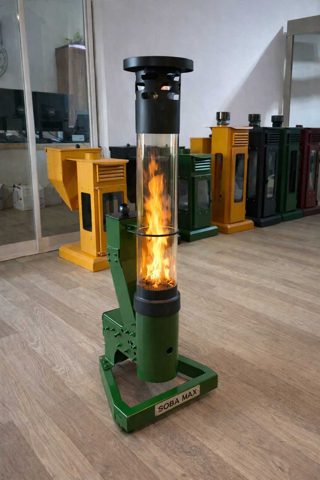 Yeşil Füze Pelet Sobası